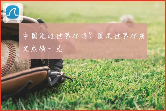 中国进过世界杯吗？国足世界杯历史成绩一览